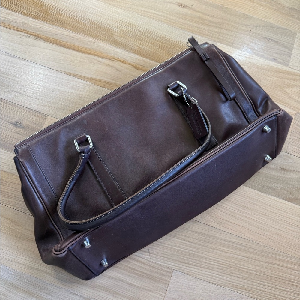 Vintage Coach Leather Zip Satchel